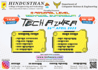 TECHAZURA '23 CSE Technical Symposium Poster